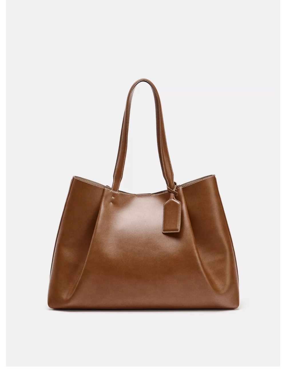 PINCH PLEAT TOTE BAG